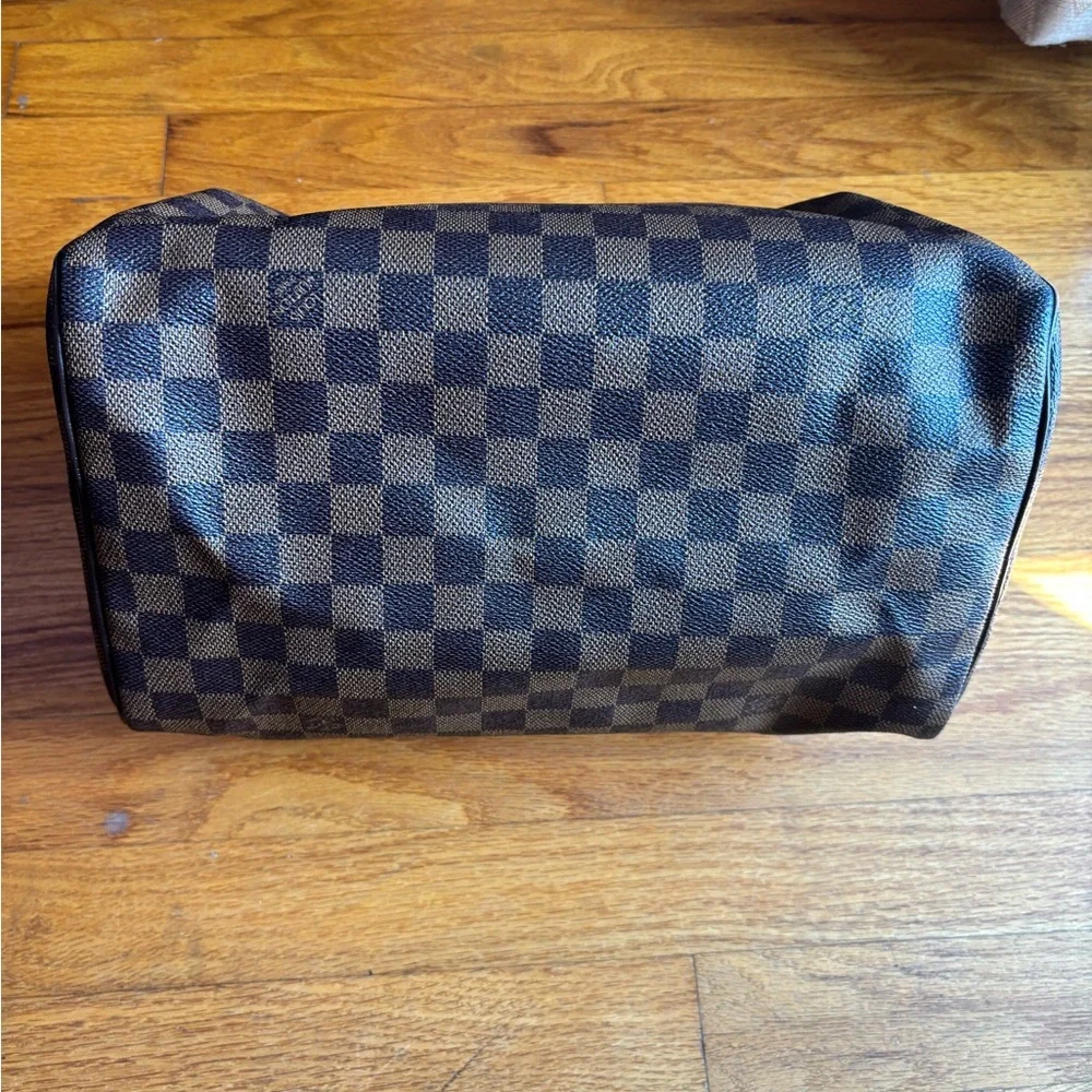 LOUIS VUITTON Damier Ebene canvas, the Speedy 30 100% AUTHENTIC!!!! - Picture 16 of 16